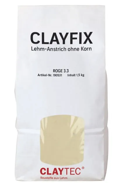 Claytec Clayfix Lehm-Anstrich 1,5 kg glatt