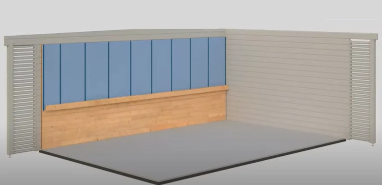 Isolierpaket 220x120 cm für Blockhäuser