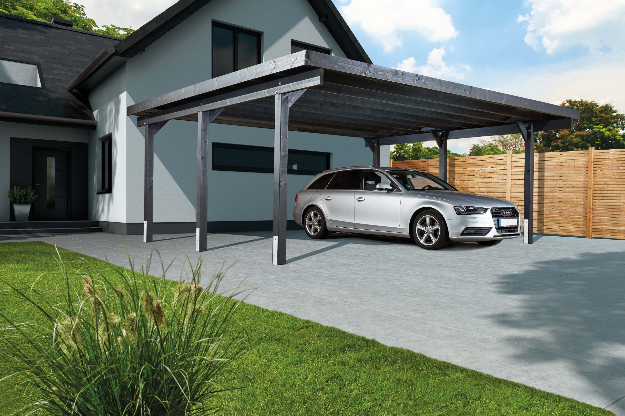 Doppelcarport Usedom 1 KVH