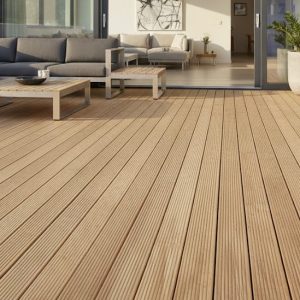 Komplettset Terrassendielen Lärche / Douglasie 27×146 mm
