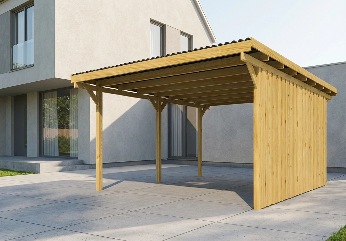 Einzelcarport Freiburg 3.1