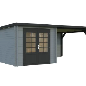 Gartenhaus mit Anbau Ella 2 / 6,9+8,2m²