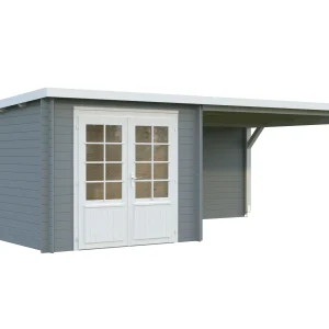 Gartenhaus mit Anbau Ella 3 / 6,9+10,0m²