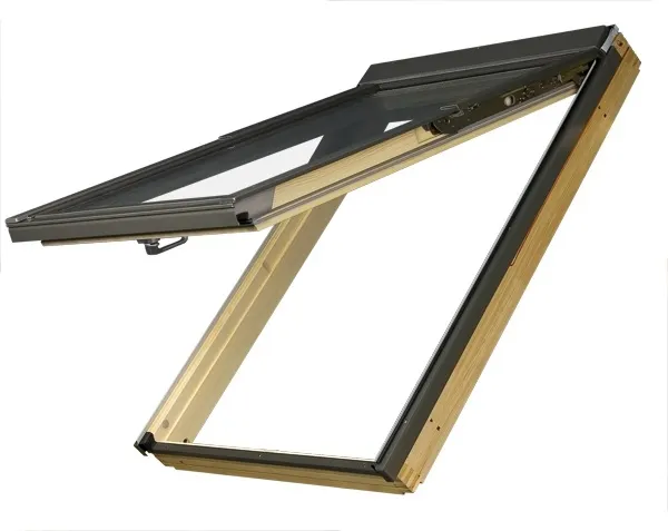 Fakro FPP-V MAX U3 Klapp-Schwingfenster preSelect MAX Holz natur