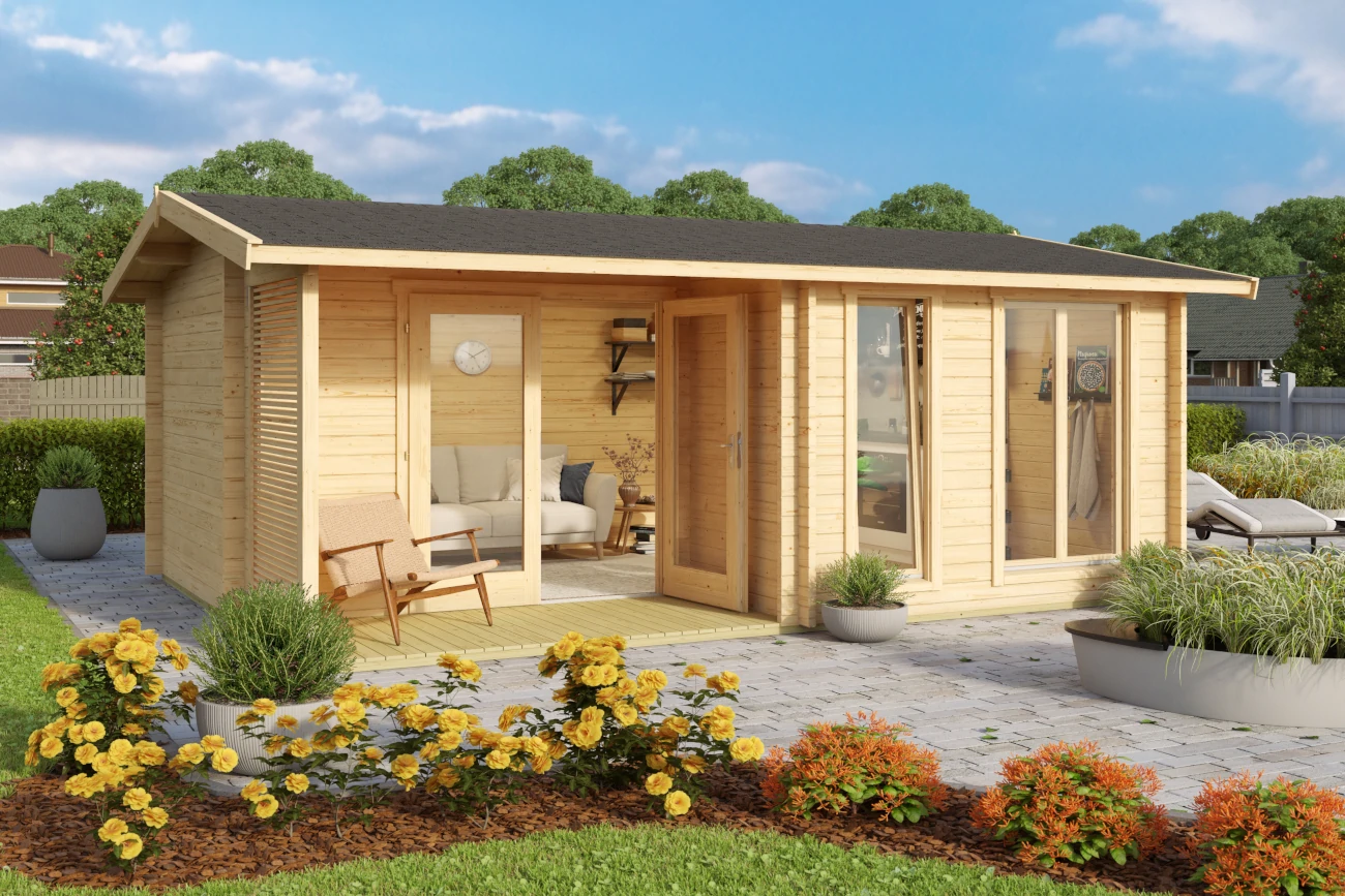 Ferienhaus Brighton 70 mm in L-Form