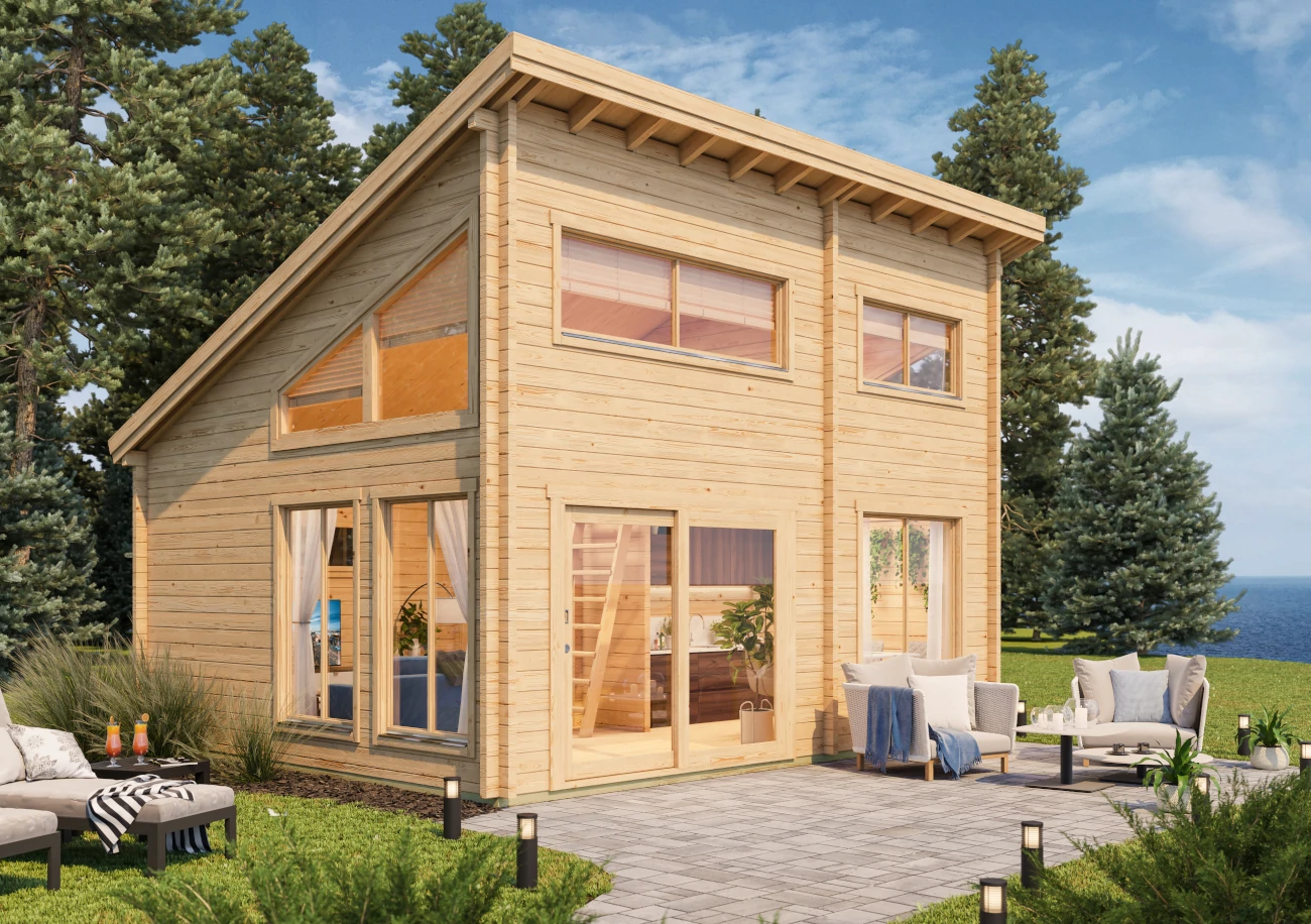 Ferienhaus Malmö ISO mit Schlafboden