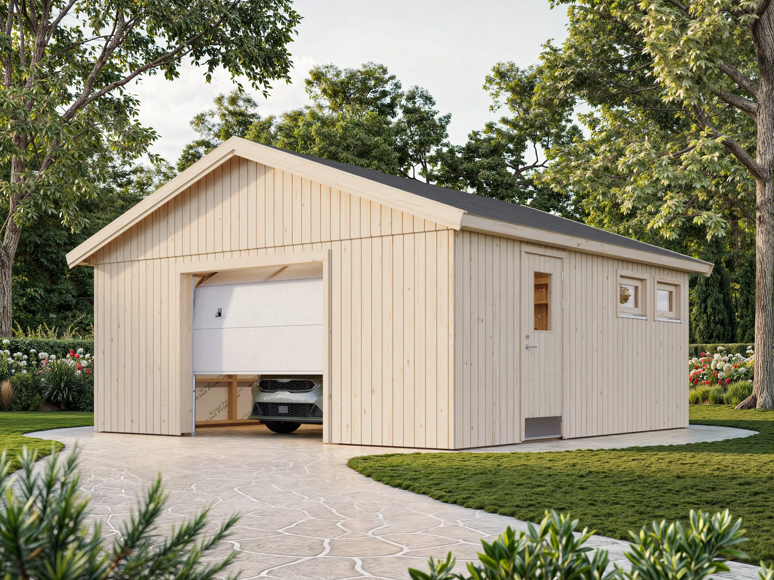 Holzgarage Andre 2 ISO / 28,5 m²