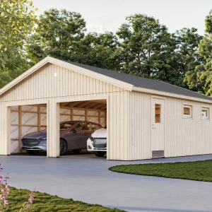 Doppelgarage aus Holz Andre 3 ISO / 44,7 m²