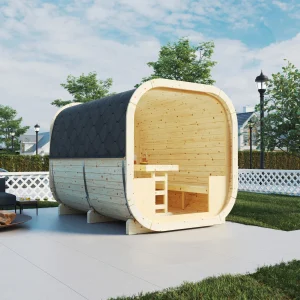 Gartenfass Cube 280 Extra 5 – mit offener Front