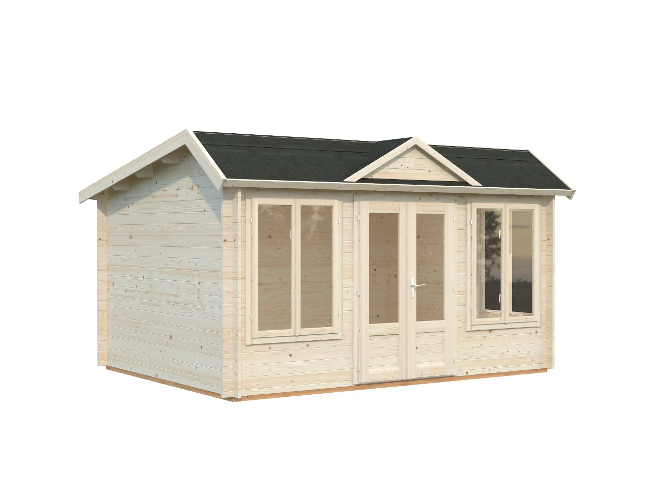 Gartenhaus Claudia 5 ISO / 11,5 m² Pentroof
