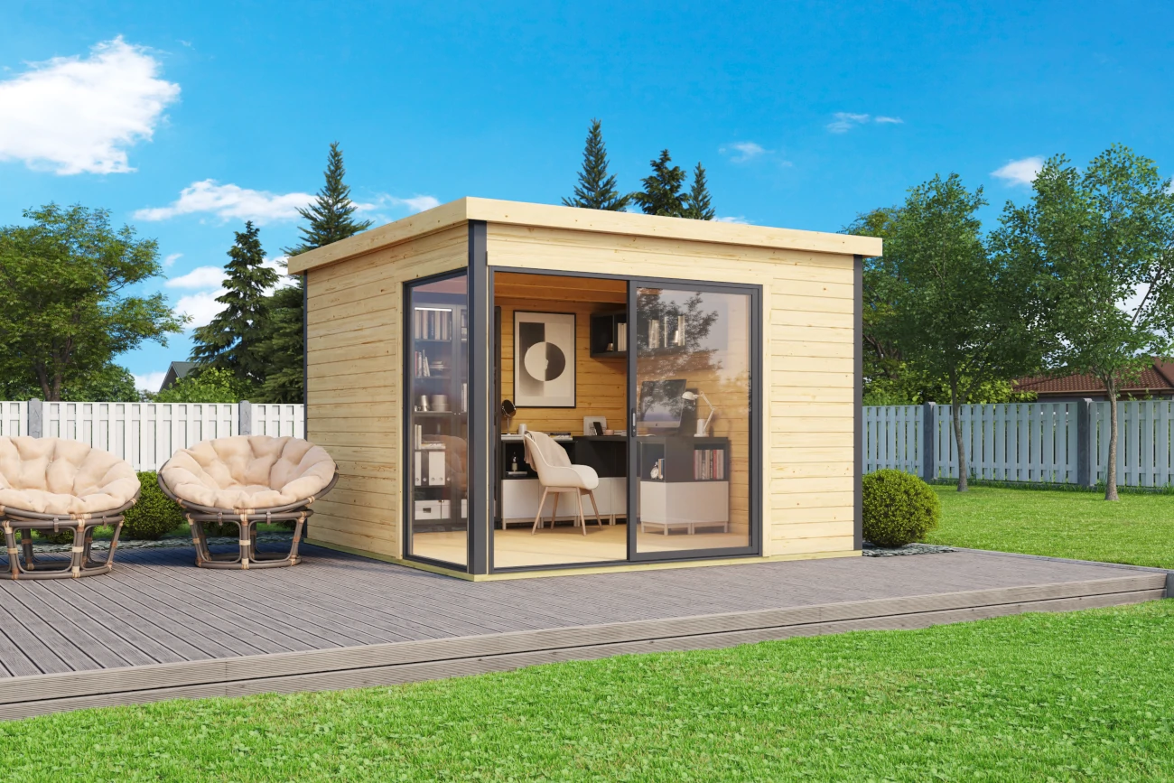 Home-Office Gartenhaus Domeo 1