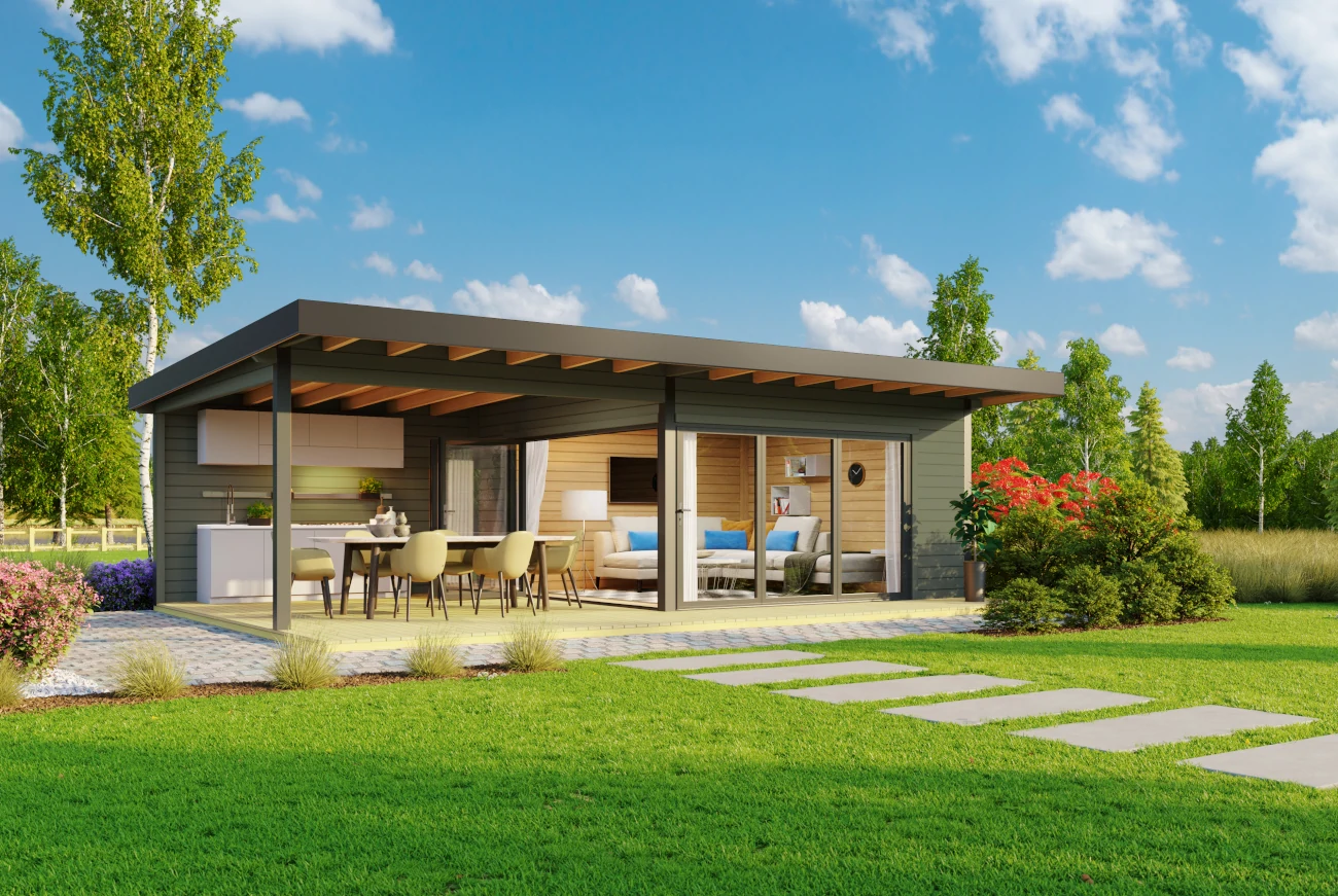 Home-Office Gartenhaus Domeo 10