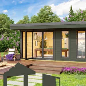 Home-Office Gartenhaus Domeo 8