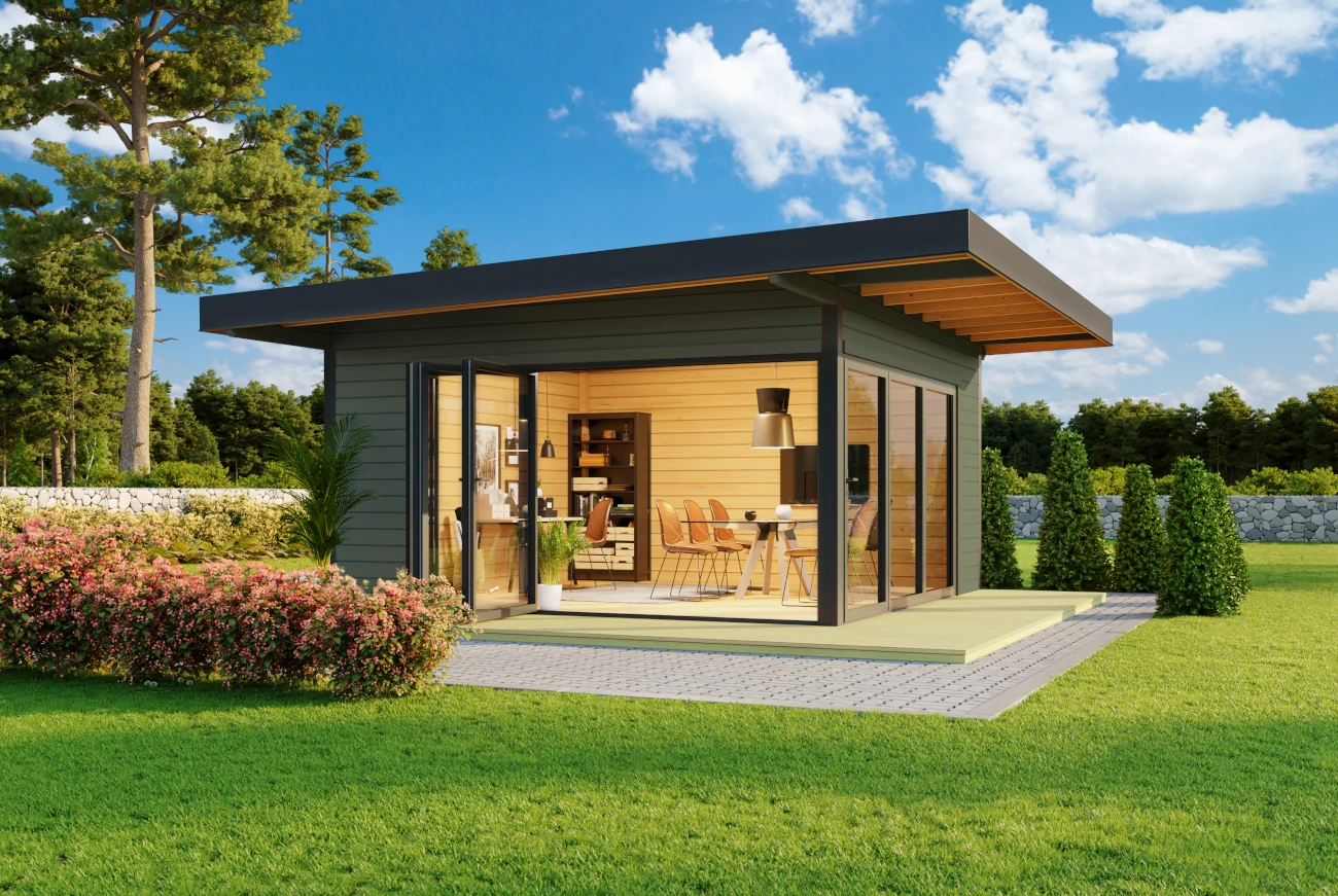 Home-Office Gartenhaus Domeo 9