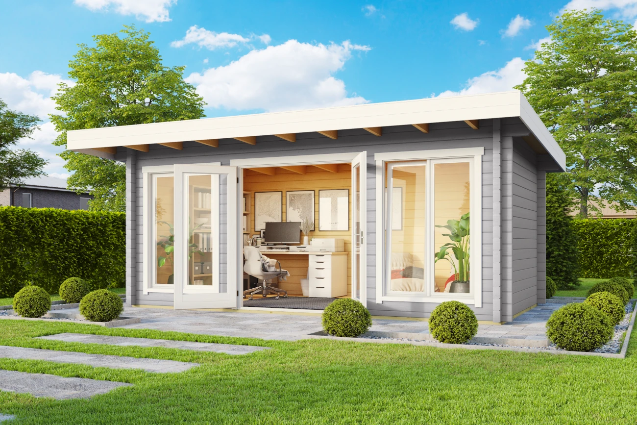 Home-Office-Gartenhaus Dorset 73 ISO