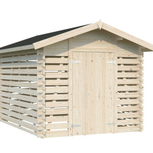 Gartenhaus Joe 8,4m² mit Lattenwänden