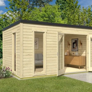 Home-Office-Gartenhaus Palermo 4