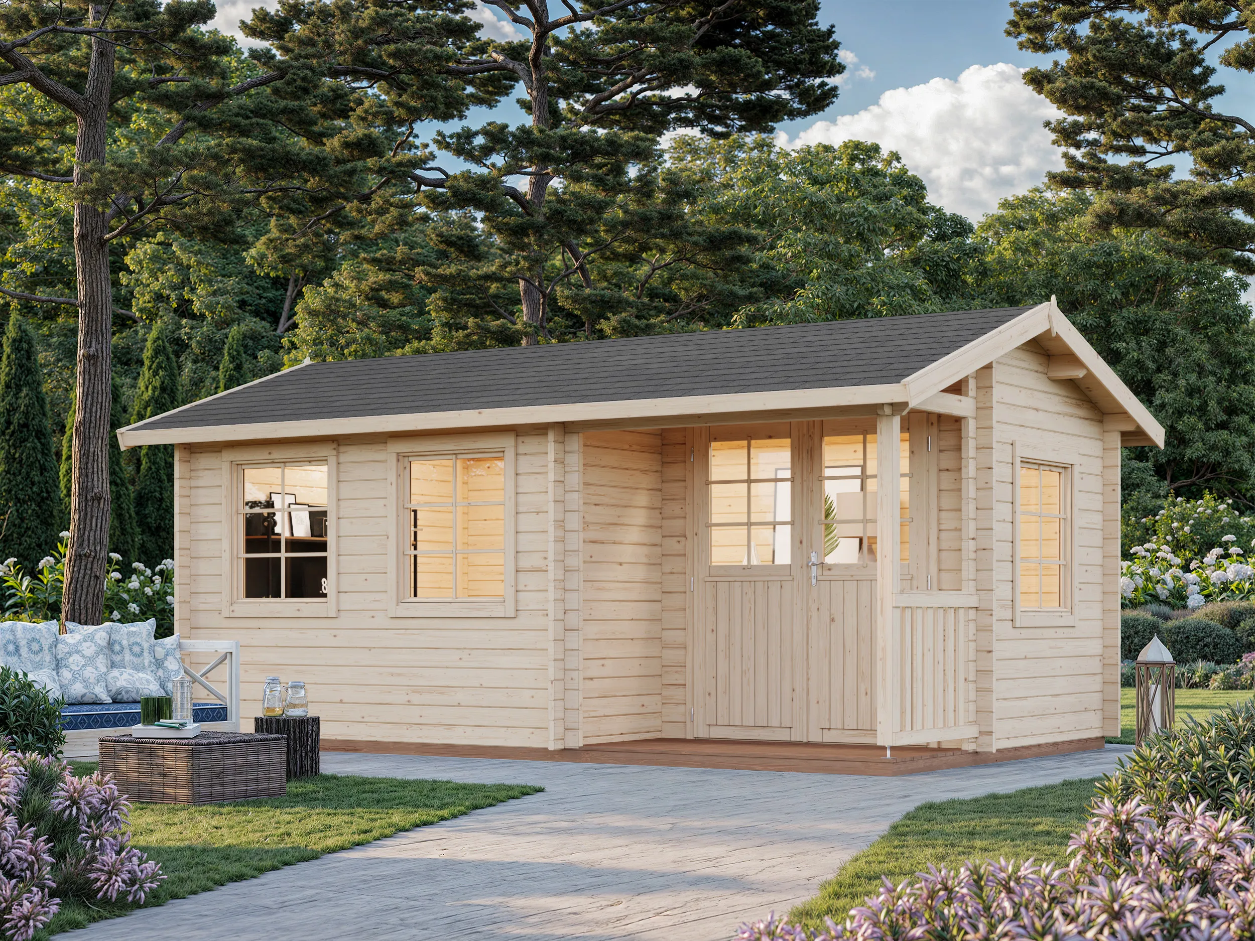 Gartenhaus Susanna 1 ISO / 12,4m²