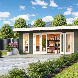 Home-Office Gartenhaus Sussex 2