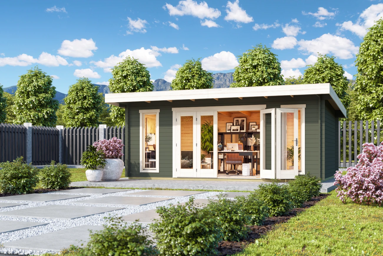 Home-Office Gartenhaus Sussex 2