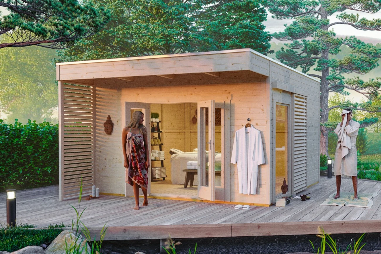Isolierbares Gartenhaus Tokio 4 ISO