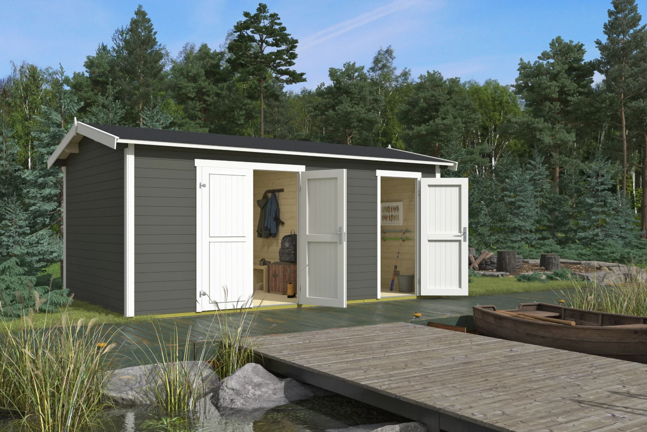 2-Raum-Gartenhaus Tuvalu XL