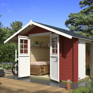 Gartenhaus Vilano 1 mit Anbau und Schleppdach