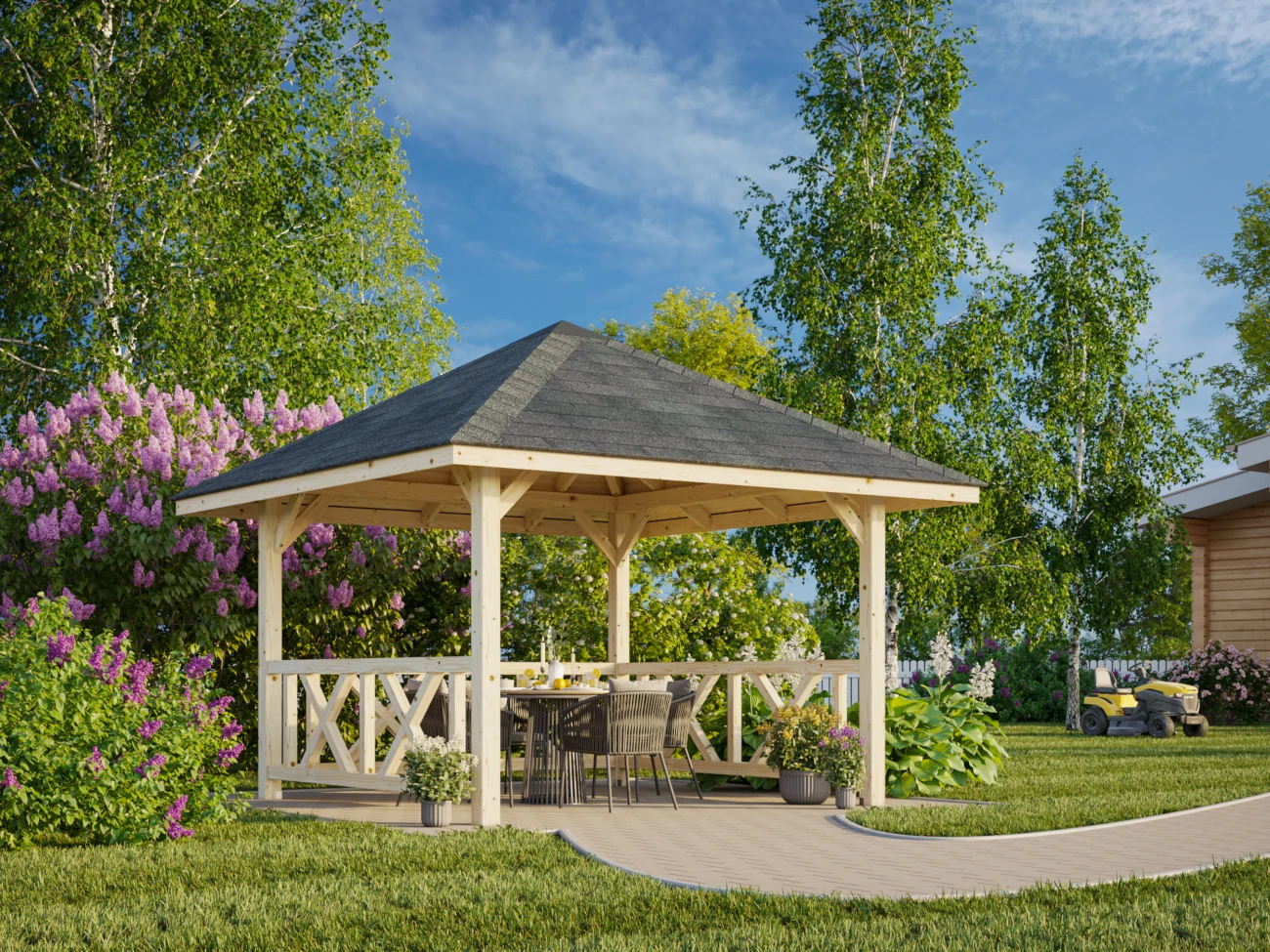 Pavillon Bianca 8,3 m² SET 101 Connect