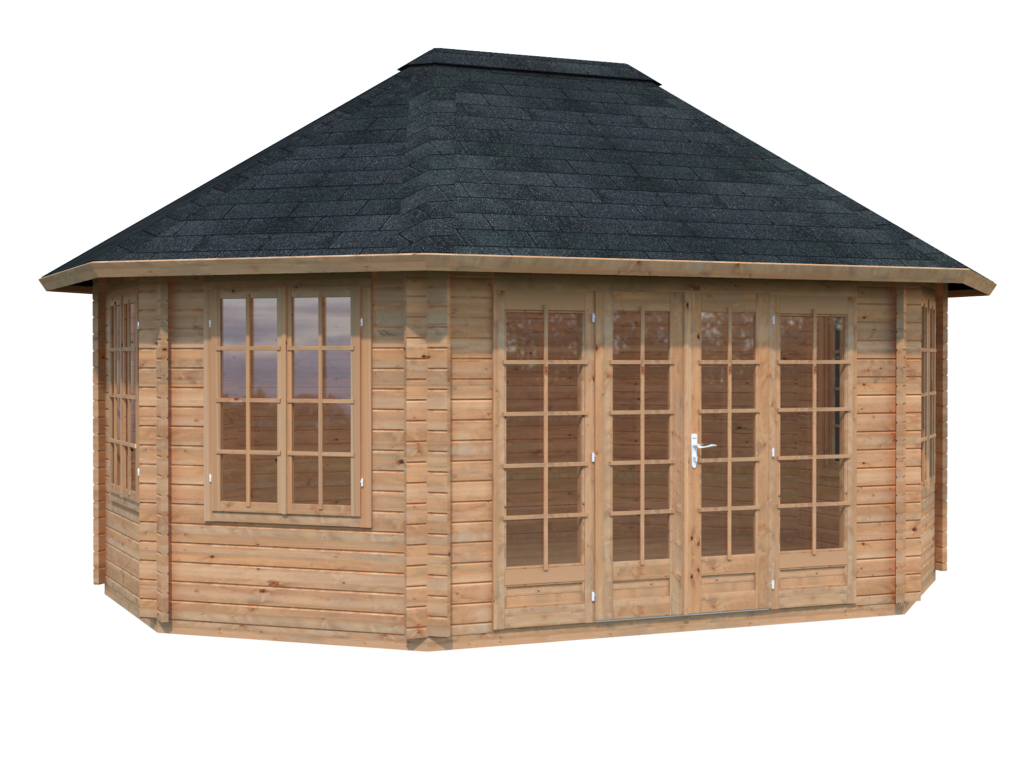 Gartenpavillon Hanna 3 ISO / 20,3m²