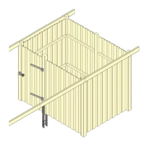 Geräteraum zu Einzelcarport Juist 2 und Hooge 2