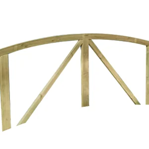 Handlauf für Gartenteichbrücke 240 cm