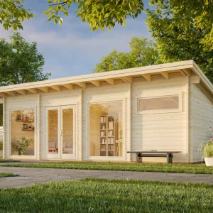 2 Raum Gartenhaus Heidi 3 ISO / 22,8m² 2 Raum Gartenhaus Heidi 3 ISO / 22,8m²