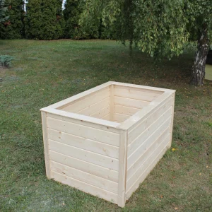 28 mm Blockbohlen-Hochbeet WESTERWALD 2 (Frühbeet / Kräuterbeet / Gemüsebeet aus Holz) 28 mm Blockbohlen-Hochbeet WESTERWALD 2 (Frühbeet / Kräuterbeet / Gemüsebeet aus Holz)