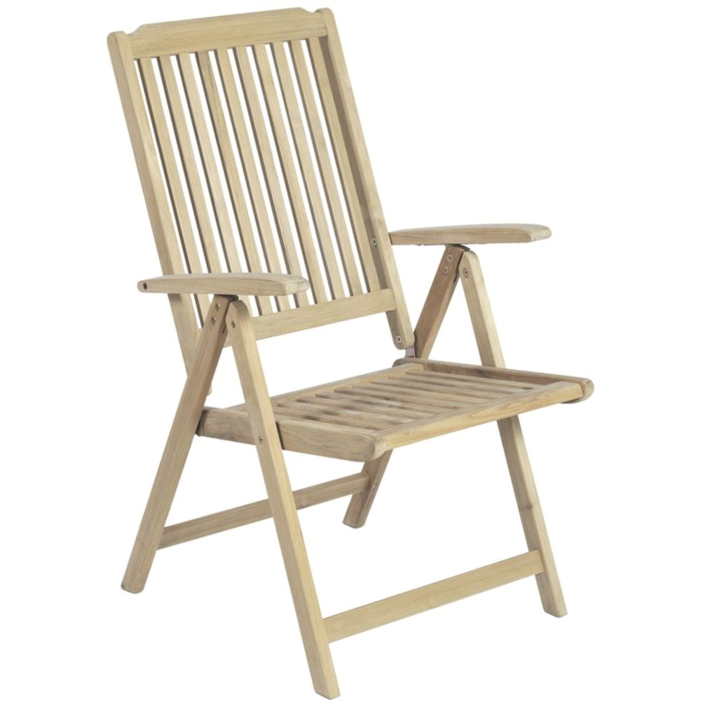 Hochlehner Solo, Teak, 5-fach verstellbar