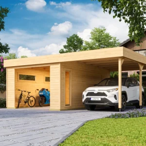 Holzgarage + Carport Bahamas