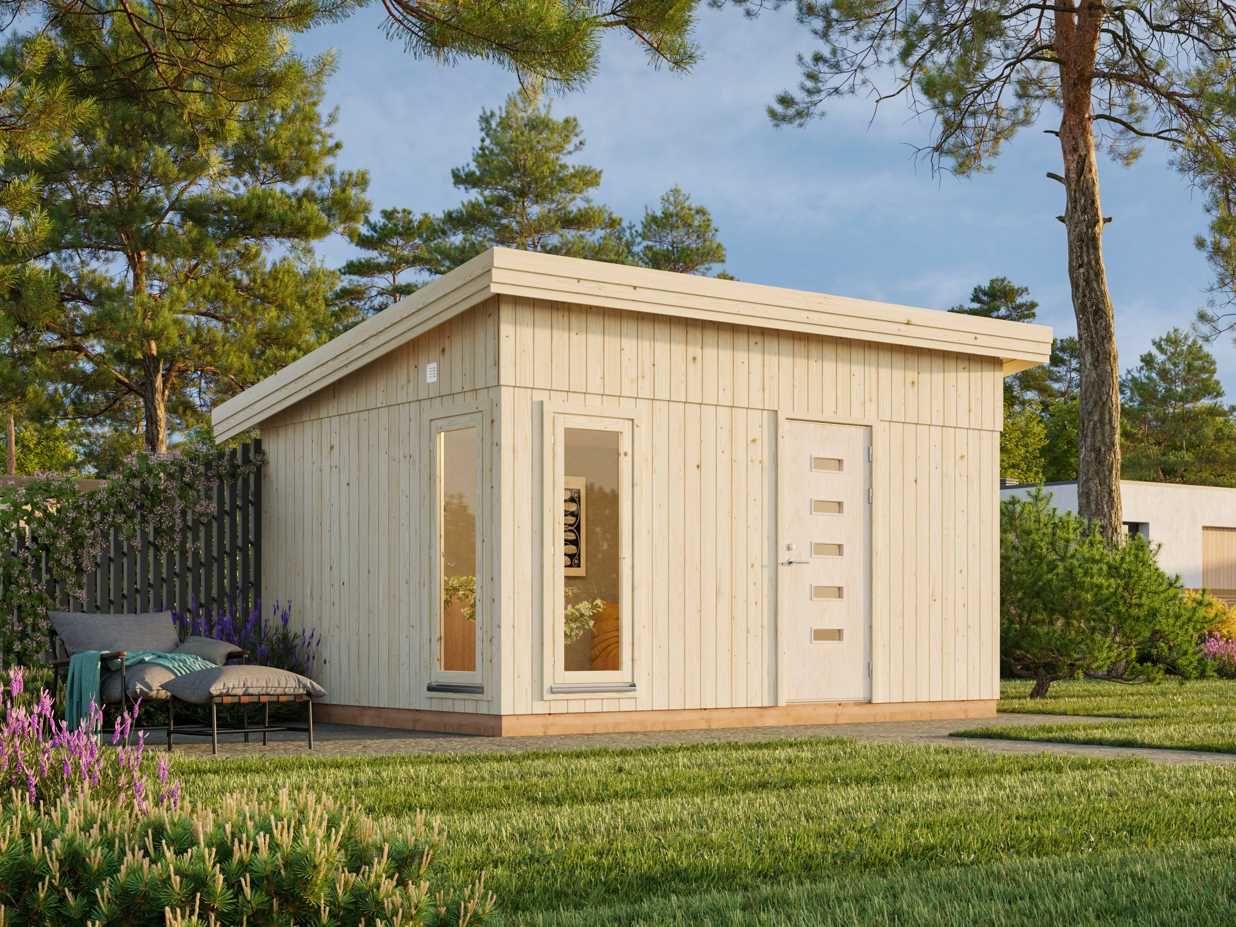 Home-Office-Büro Gartenhaus Etta 2 / 13,6m²