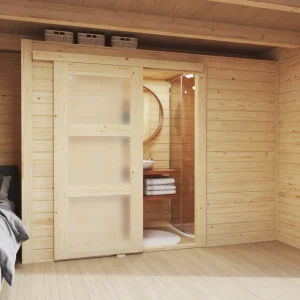 Home-Office Gartenhaus Domeo Innenraum Set M
