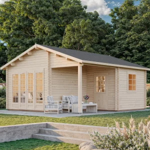 Gartenhaus Irene 3 ISO / 21,9+5,2m²