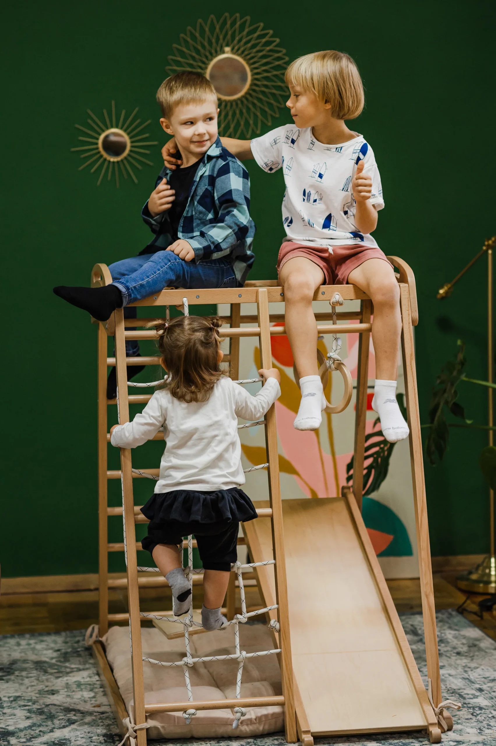 Indoor Kinder Klettergerüst Mini fit
