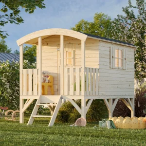 Kinderspielhaus Zirkuswagen / Huck Kinderspielhaus Zirkuswagen / Huck