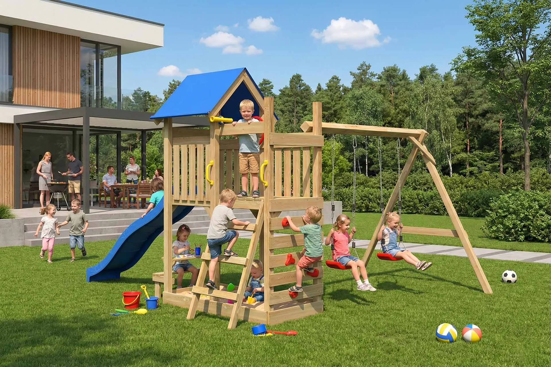Kinderspielturm Movoo Play Plus KDI