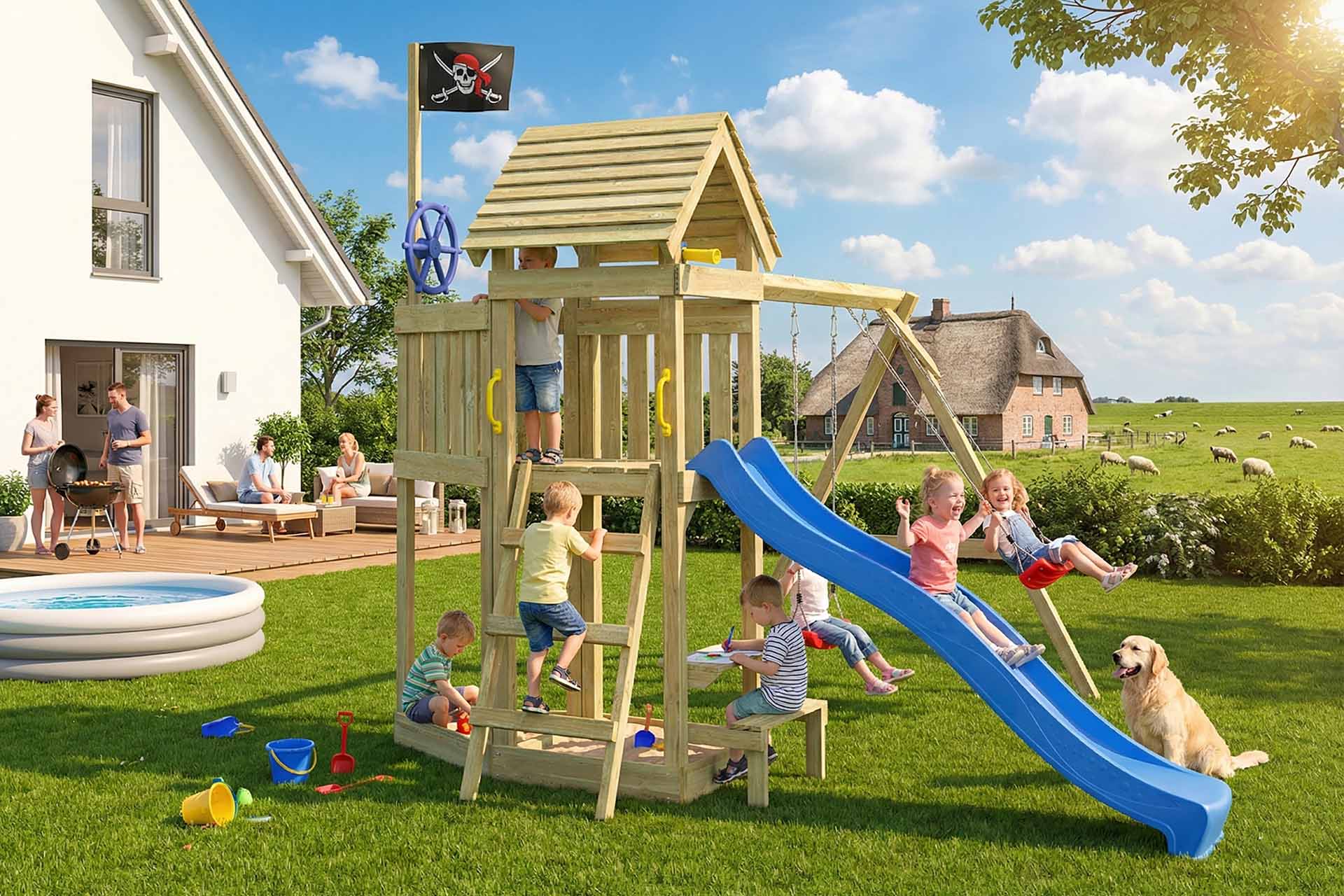 Kinderspielturm Porticoo Play Plus KDI