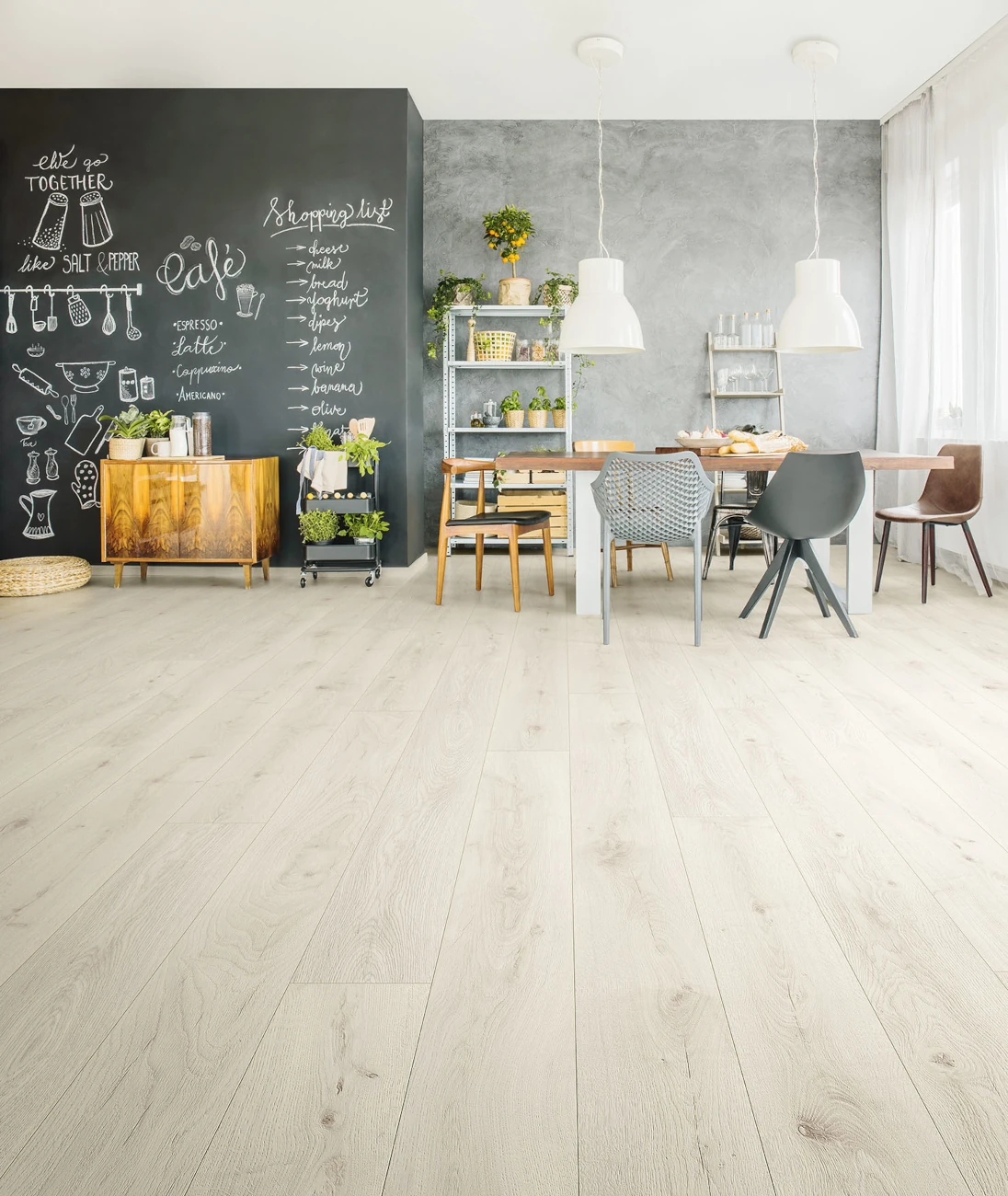 26 m² Klick-Laminatboden Eiche Aberdeen