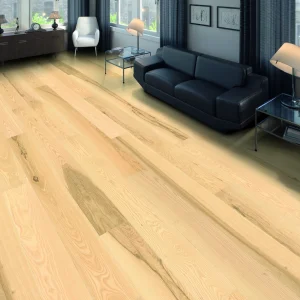 Haro Klick-Parkettboden Esche Sims roheffekt