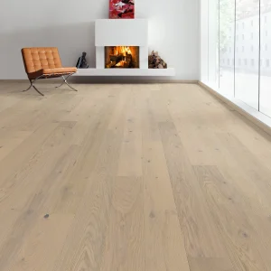 53 m² HARO Klick-Parkettboden Eiche Sandgrau