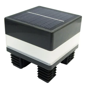 LED Solar-Pfostenkappe für 68×68 mm Steckzaunpfosten | V-Line