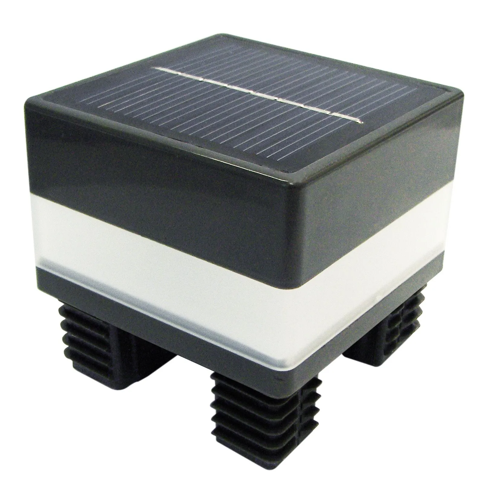 LED Solar-Pfostenkappe für 68x68 mm Steckzaunpfosten | V-Line