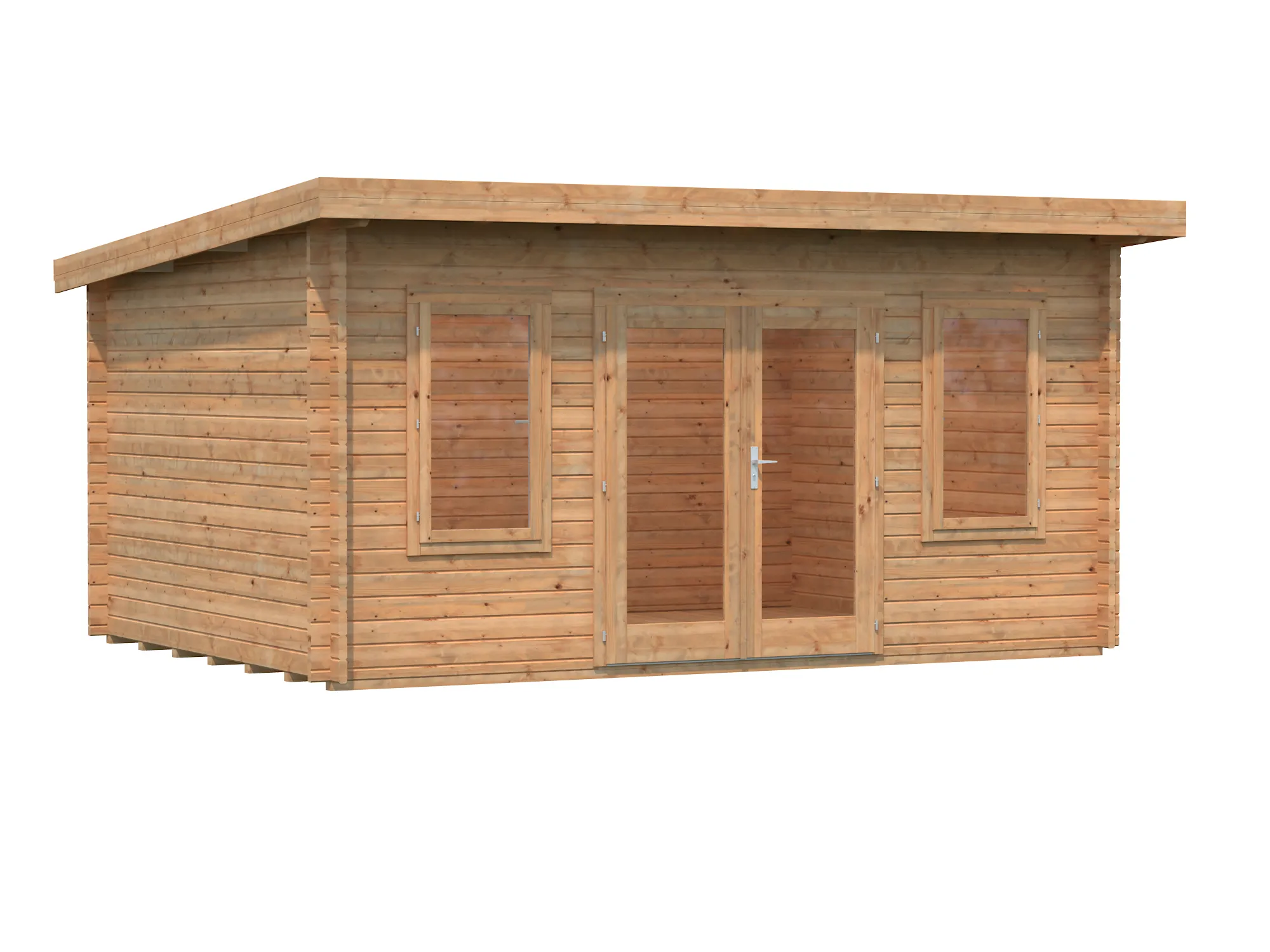 Pultdach-Gartenhaus Lisa 2 / 14,2m²