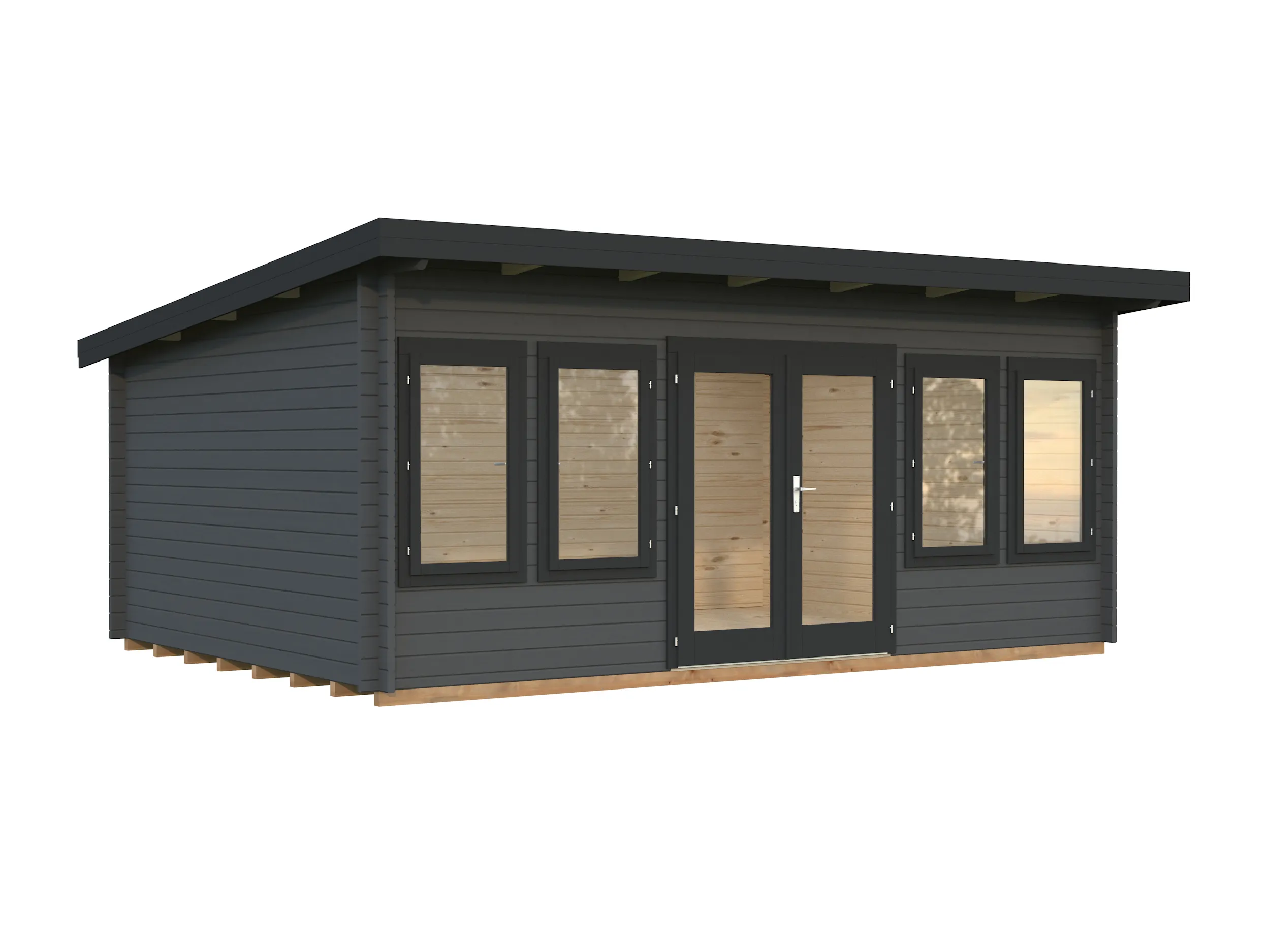 Pultdach-Gartenhaus Lisa 3 / 19,4m²
