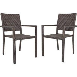 Stapelstuhl Malaga Aluminium 2er Set
